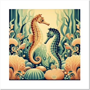 Seahorse Medley Posters and Art